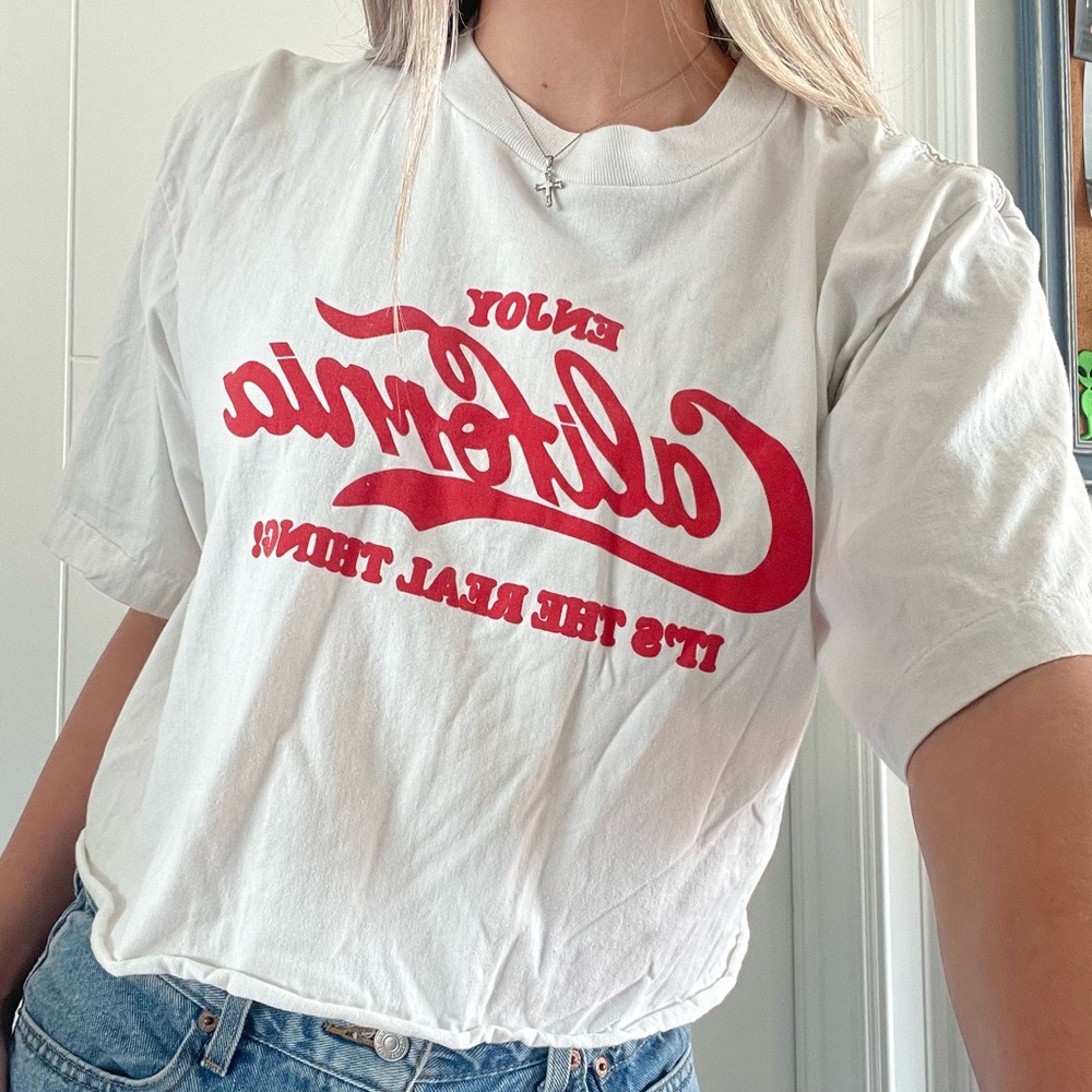 Vintage White Graphic Tee